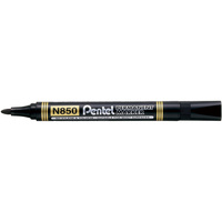 PENTEL N850 PERMANENT MARKER Bullet Black