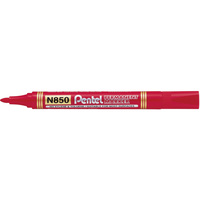 PENTEL N850 PERMANENT MARKER Bullet Red