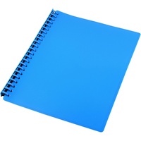 CUMBERLAND DISPLAY BOOK A4 20 Pocket Blue