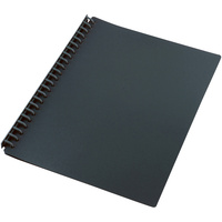 CUMBERLAND DISPLAY BOOK A4 20 Pocket Green