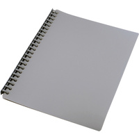 CUMBERLAND DISPLAY BOOK A4 20 Pocket Grey