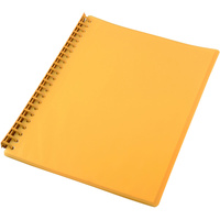 CUMBERLAND DISPLAY BOOK A4 20 Pocket Yellow