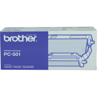 BROTHER PC-501 FILM RIBBON For FAX-827/837MC Pre-loaded frame and gears