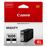 CANON INK CARTRIDGE PGI-1600XLBK Black