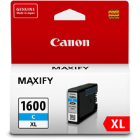 CANON INK CARTRIDGE PGI-1600XLC Cyan