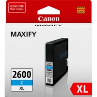 CANON INK CARTRIDGE PGI-2600XL Cyan 1,500 Pages