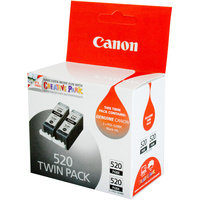 CANON INK CARTRIDGE PGI-520BKTWIN Twin Pack Black