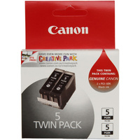 CANON INK CARTRIDGE PGI-5BKTWIN Twin Pack Black