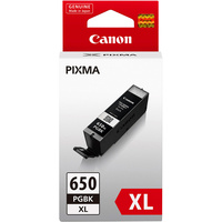 CANON PGI650XLBK XL INK TANK Pigment Black XL iP7260 MG6360