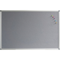 RAPIDLINE PINBOARD 1500mm W x 1200mm H x 15mm T Grey