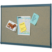 QUARTET PRESTIGE CORK BOARD 1200x900mm Graphite