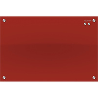 QUARTET INFINITY GLASS BOARD 450x600mm Memo Red