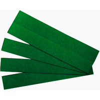 QUARTET MAGNETIC STRIPS. 22x150mm Green Pack of 25