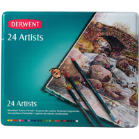 DERWENT ARTIST PENCILS Assorted Pack of 24