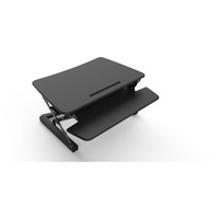 RAPID RISER WORKSTATION W680mm X D590mm Small - Black