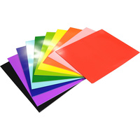 RAINBOW GLOSS SURFACE BOARD 510mm x 640mm 300gsm Double Sided Assorted Pack of 100