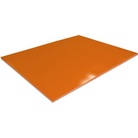 RAINBOW GLOSS SURFACE BOARD 510mm x 640mm 300gsm Double Sided Orange Pack of 20