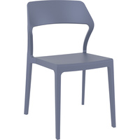 Snow Stackable Chair Beige without Arms