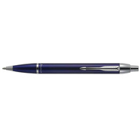 PARKER IM BALLPOINT PEN Retractable Blue Chrome Trim