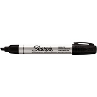 SHARPIE ALUMINIUM MARKER Permanent Chisel Point Black