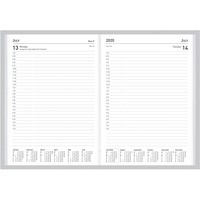 DEBDEN SILHOUETTE DIARY Day To Page A4 Assorted