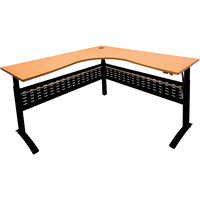 RAPIDLINE ELECTRIC WORKSTATION CNR 1800Wx1800Wx685-1205mmH Beech with Black