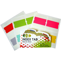 GOLD SOVEREIGN INDEX TABS 44x40mm Multi-Coloured Pack of 24