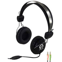 SHINTARO STEREO HEADSET WITH INLINE MICROPHONE Black
