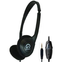 SHINTARO STEREO HEADSET WITH INLINE MICROPHONE Black
