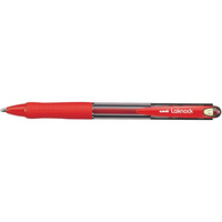 UNI-BALL BALLPOINT PEN Laknock Retractable 1.4mm Red