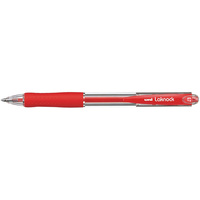 UNI-BALL BALLPOINT PEN Laknock Retractable 0.7mm Red