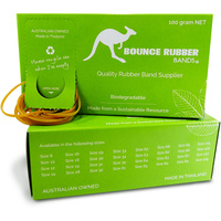 BOUNCE RUBBER BANDS¬Æ SIZE 14  100GM BOX