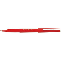 PILOT SW-PPF FINELINER PENS Red