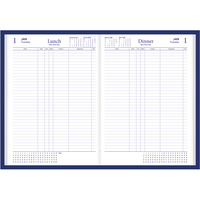 DEBDEN TABLE BOOKING DIARY 2 Days To Page A4 Blue
