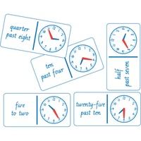 TFC Dominoes Game Clock Analogue/Words