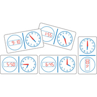 TFC Dominoes Game Clock Digital/Analogue 12Hr