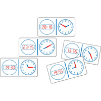 TFC Dominoes Game Clock Digital/Analogue 24Hr