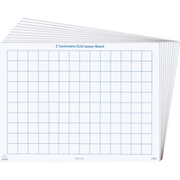 TFC Write & Wipe Boards 2CM Grid 30 Pieces