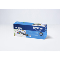 BROTHER TN-257C CYAN TONER Cartridge High Yield 2,300 Pages