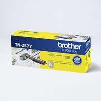 BROTHER TN-257Y YELLOW TONER Cartridge High Yield 2,300 Pages
