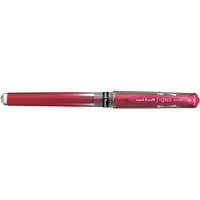 UNI-BALL SIGNO GEL PEN UM153 Metallic 1.0mm Red Box of 12