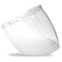 POLYCARBONATE VISOR Anti-Fog,suit BG, 99.9% UV,Clr