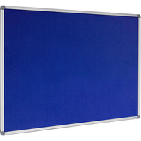 VISIONCHART PINBOARD FELT 1200 x 1200mm Royal Blue