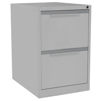 STEELCO FILING CABINET 2 Drawer Silver Grey