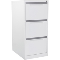 STEELCO FILING CABINET 3 Drawer White Satin