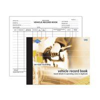 ZIONS VRB VEHICLE RECORD BOOK Vehicle Expense Rec 165X220mm