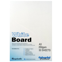 COLOURFUL DAYS 250GSM A3 Whiteboard 50 Sheets Pack