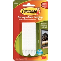 COMMAND PICTURE HANGING STRIPS 17206 Large White