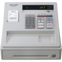 SHARP XEA147W CASH REGISTER 200PLUs White