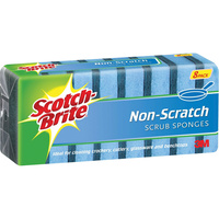 SCOTCH BRITE SPONGE Non Scratch Foam Scrub Pack of 8